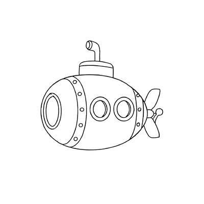 Submarine Coloring Pages for Kids 2026 – Free