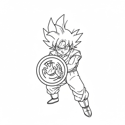 Super Cool Goku Coloring Pages – Free Printable Goku Sheets for Kids