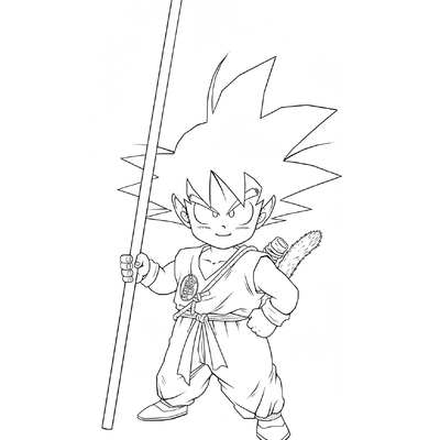 Super Cool Goku Coloring Pages – Free Printable Goku Sheets for Kids