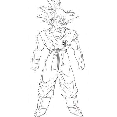 Super Cool Goku Coloring Pages – Free Printable Goku Sheets for Kids