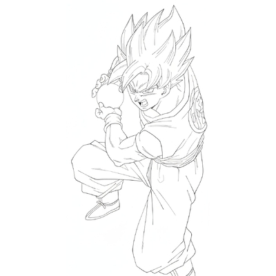 Super Cool Goku Coloring Pages – Free Printable Goku Sheets for Kids