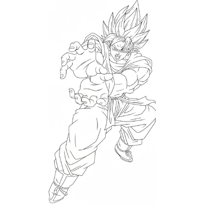 Super Cool Goku Coloring Pages – Free Printable Goku Sheets for Kids