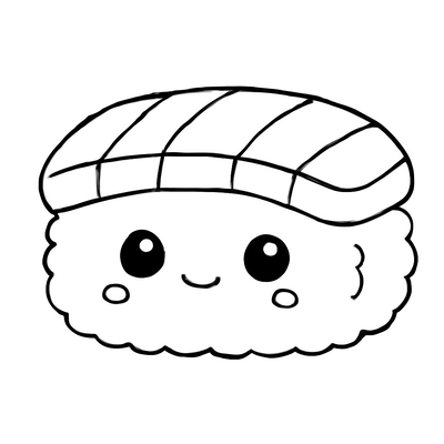 Sushi Coloring Pages for Kids 2026 – PDF Images