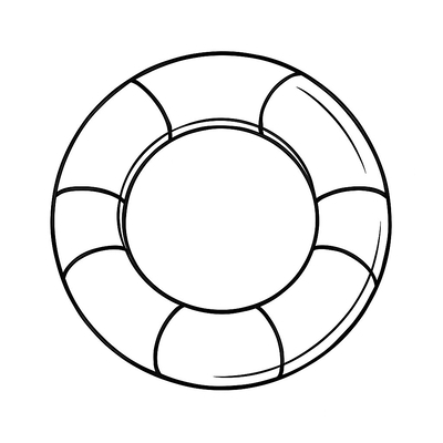 Swimming Float Coloring Pages for Kids 2026 – Beautiful and Easy to Download