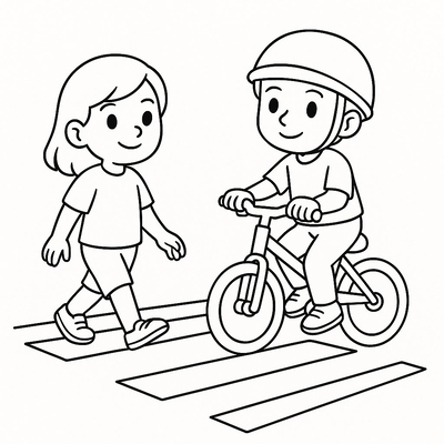 Traffic-Themed Coloring Pages for Kids – Beautiful 2026 Collection