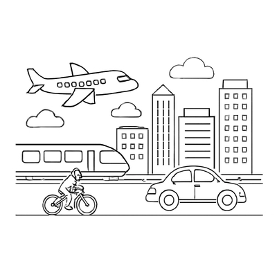 Traffic-Themed Coloring Pages for Kids – Beautiful 2026 Collection