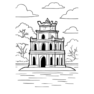 Turtle Tower Coloring Pages for Kids 2026 – Beautiful and Easy to Download