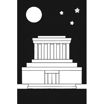 Wide Coloring Pages of Ho Chi Minh Mausoleum for Kids – Beautiful 2026