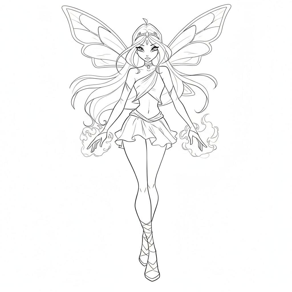 Winx Flora, the fairy of nature