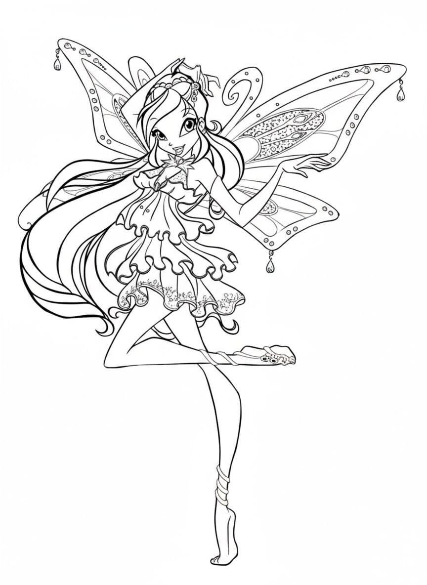 Winx Tecna, the fairy of intelligence