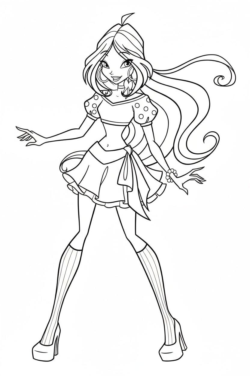Winx Tecna, the Technology Girl