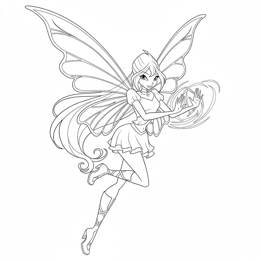 Winx Bloom, the Warrior Fairy