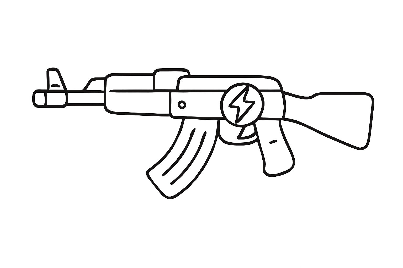 Superhero AK Gun