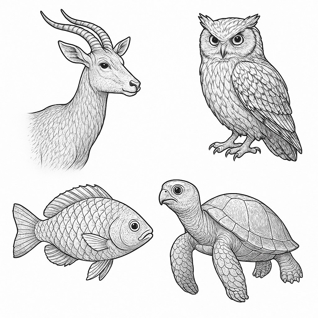 Animal Coloring Pages for Kids to Learn and Create 2026