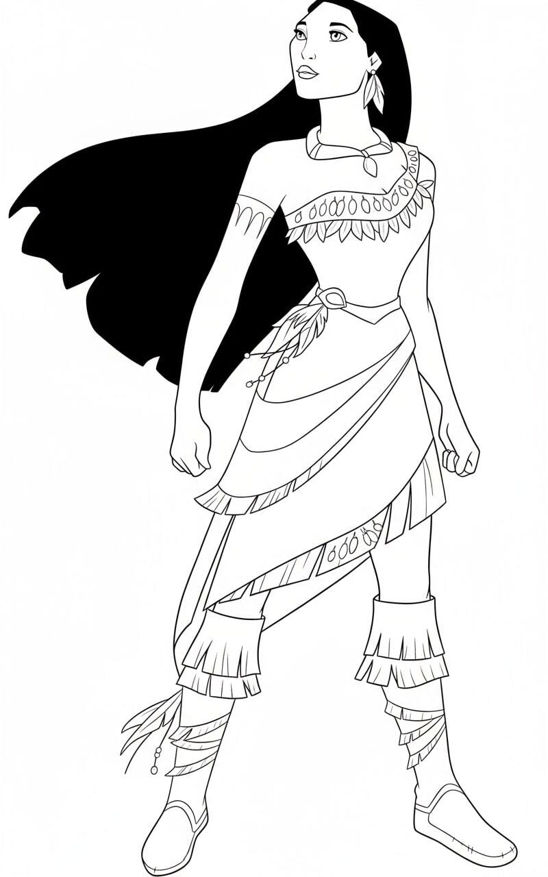 Princess Pocahontas Is Strong and Brave