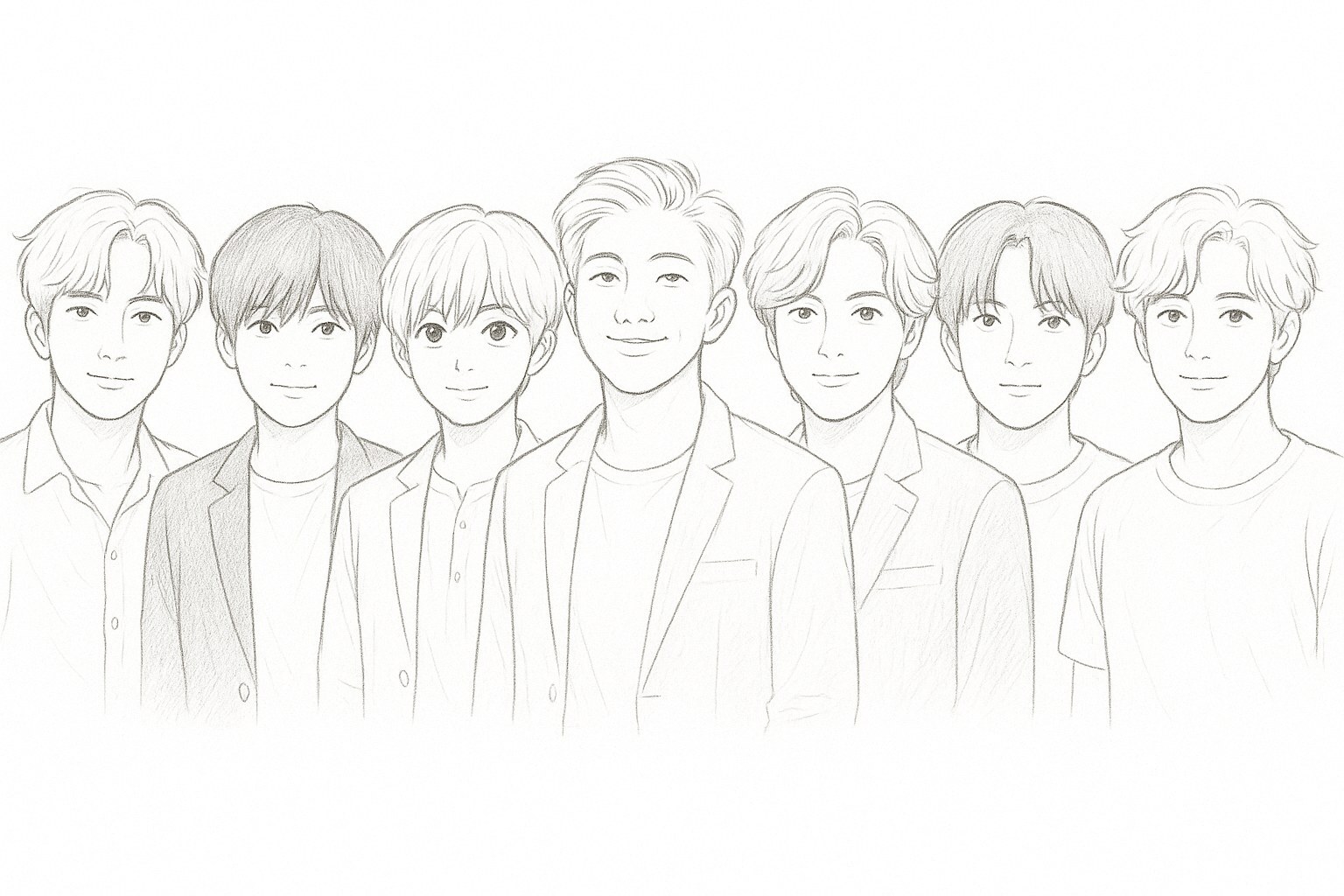 BTS Art Sketch