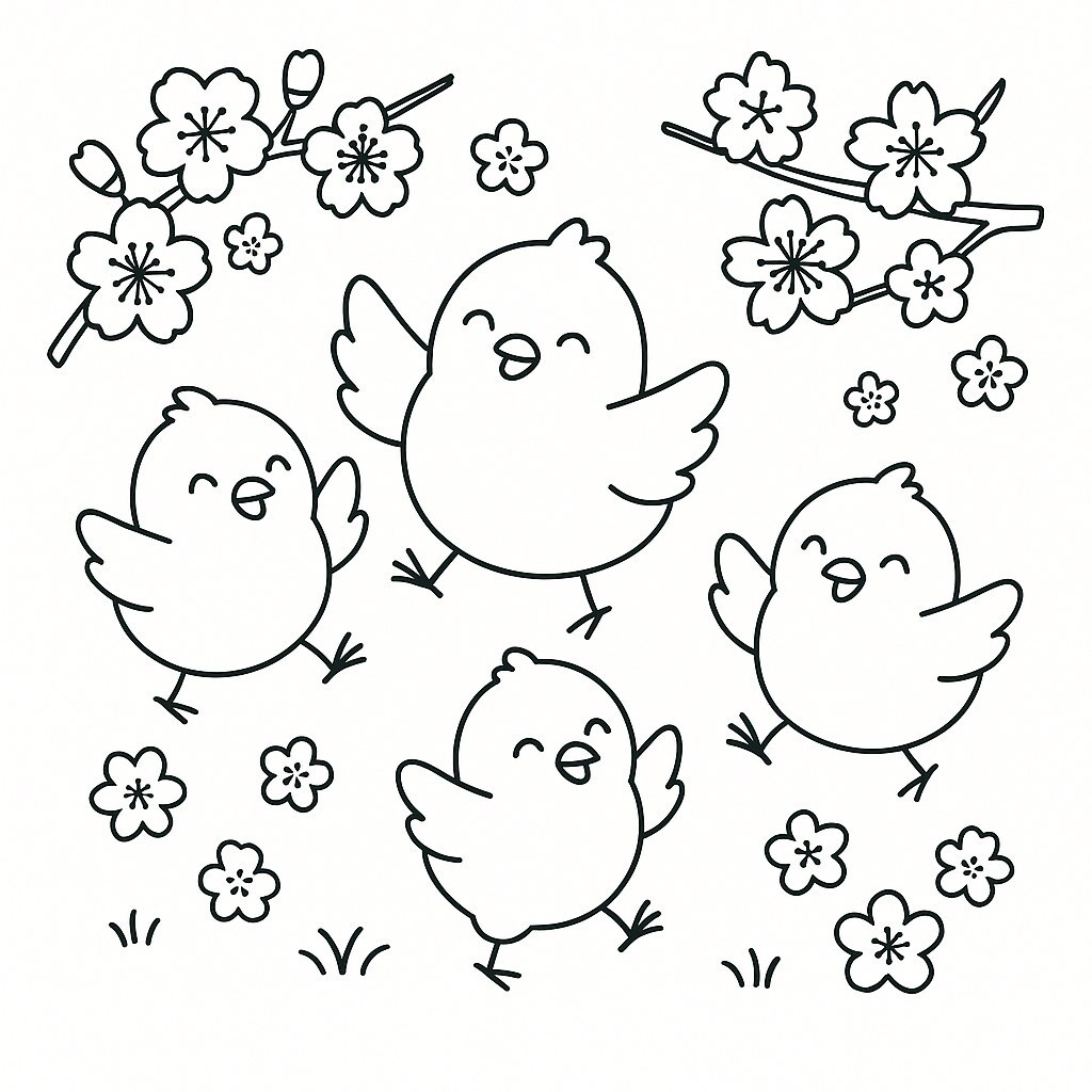 Chicks in the Spring Festival