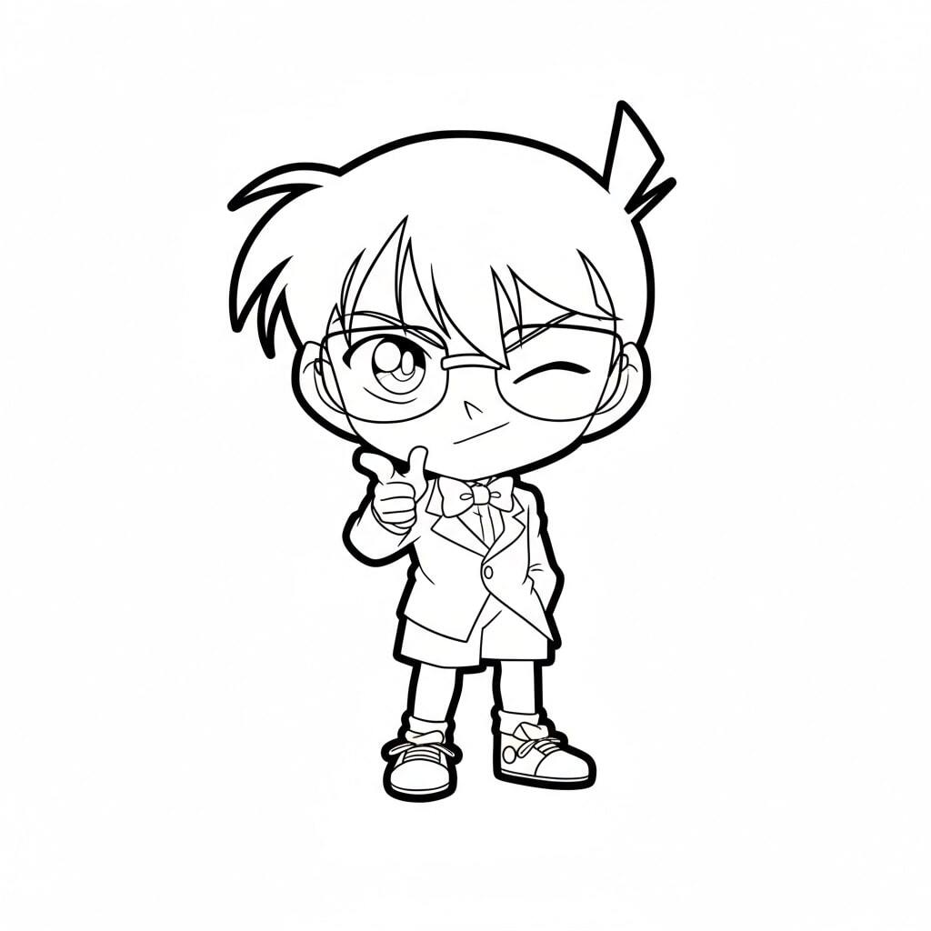 Conan Winks Cutely
