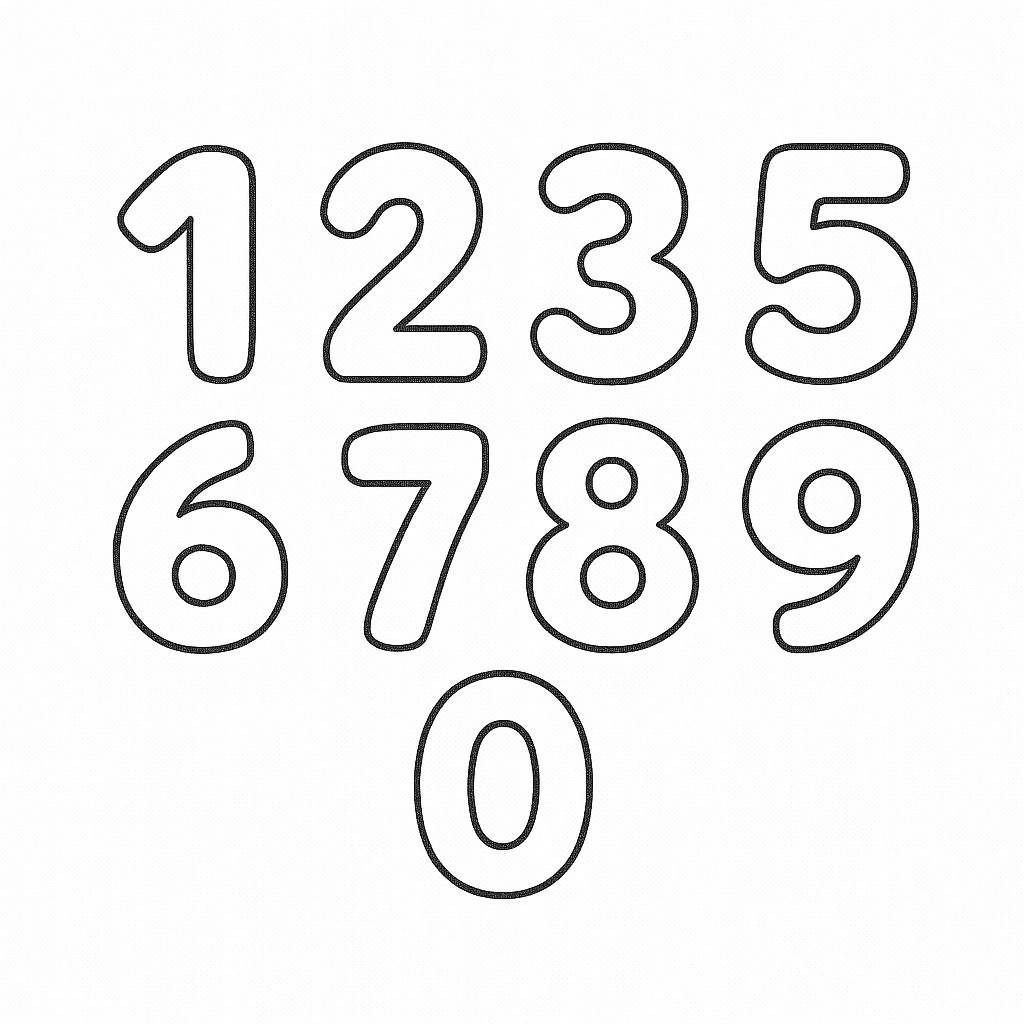Rainbow Number Chart