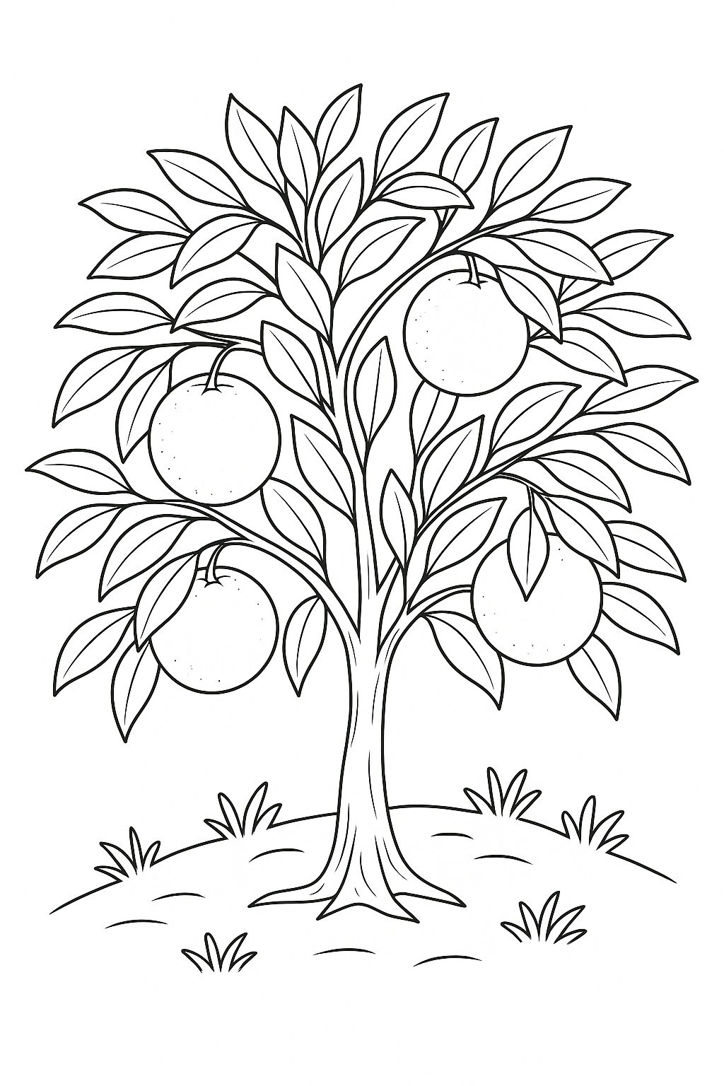 Autumn Orange Tree