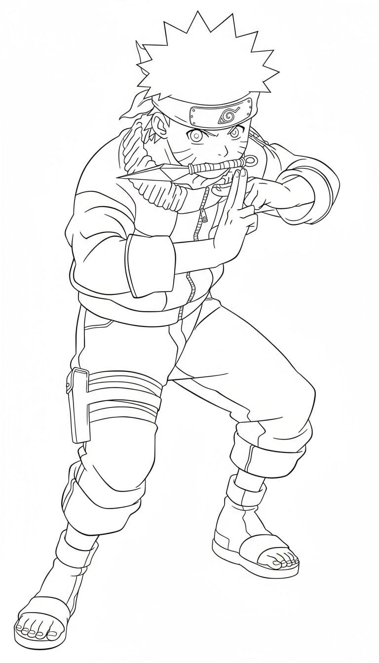 Naruto Prepares to Unleash a Full-Power Rasengan