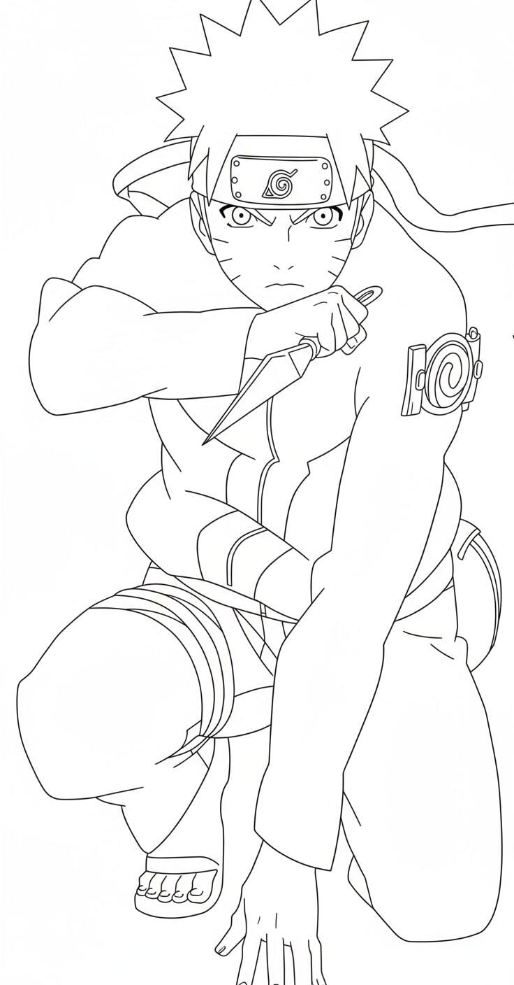 Naruto Meditates to Train Chakra