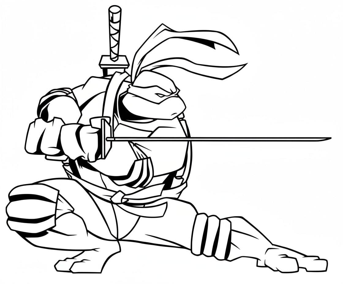 Teenage Mutant Ninja Turtles Coloring Pages – Fun Superhero Sheets for Boys