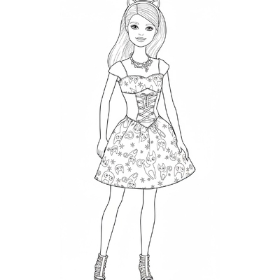 Barbie Dolls &amp; Princess Barbie Coloring Pages 2026 – Sparkling Sheets for Girls