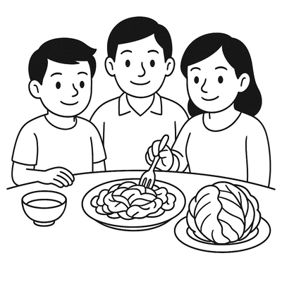 Cute Cabbage Coloring Pages for Kids 2026