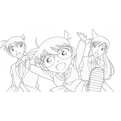 Detective Conan Coloring Pages – Perfect for Smart Boys