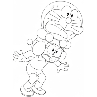 Doraemon and Friends Coloring Pages – Cute Sheets for Kids Learning to Color