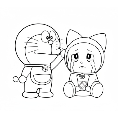 Doraemon and Friends Coloring Pages – Cute Sheets for Kids Learning to Color