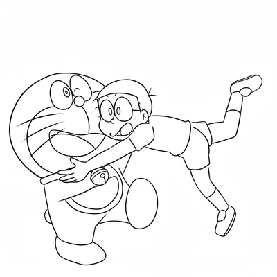 Doraemon and Friends Coloring Pages – Cute Sheets for Kids Learning to Color