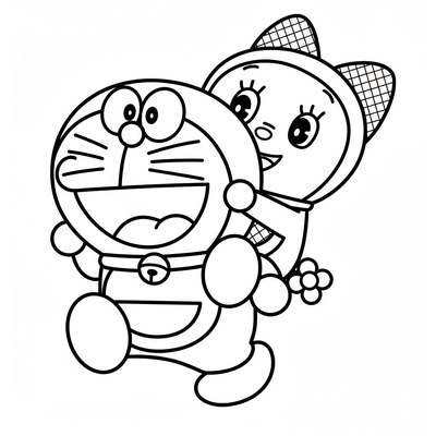 Doraemon and Friends Coloring Pages – Cute Sheets for Kids Learning to Color