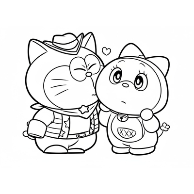Doraemon and Friends Coloring Pages – Cute Sheets for Kids Learning to Color