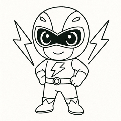 Electric Dragon Superhero Coloring Pages for Kids – Creative Fun 2026