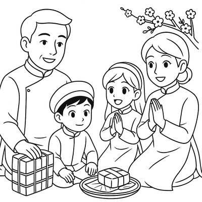 Meaningful Family Member Coloring Pages for Kids 2026