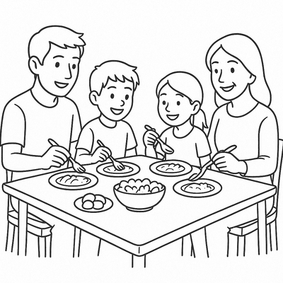 Meaningful Family Member Coloring Pages for Kids 2026