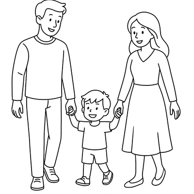 Meaningful Family Member Coloring Pages for Kids 2026