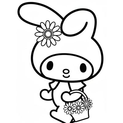 My Melody Coloring Pages 2026 – Super Cute Sheets for Girls