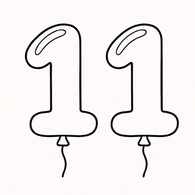 Number 11 Coloring Pages for Kids – Cute &amp; Creative 2026