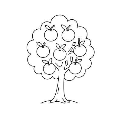Orange Tree Coloring Pages for Kids to Spark Creativity and Learning 2026