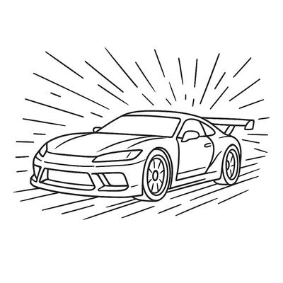 Racing Car Coloring Pages for Kids – High-Speed Creative Fun 2026