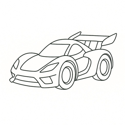 Racing Car Coloring Pages for Kids – High-Speed Creative Fun 2026