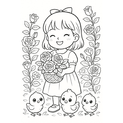 Rose Garden Coloring Pages for Kids to Inspire Creativity 2026