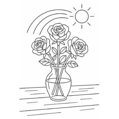 Rose Garden Coloring Pages for Kids to Inspire Creativity 2026