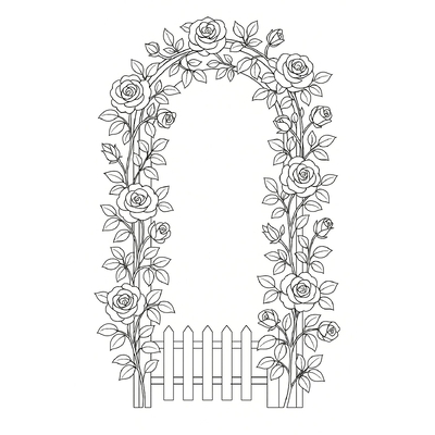 Rose Garden Coloring Pages for Kids to Inspire Creativity 2026