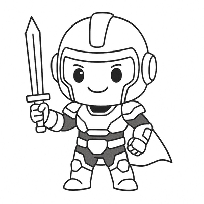 Smiling Warrior Coloring Pages for Kids to Inspire Creativity 2026