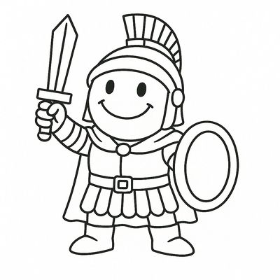 Smiling Warrior Coloring Pages for Kids to Inspire Creativity 2026