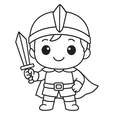 Smiling Warrior Coloring Pages for Kids to Inspire Creativity 2026